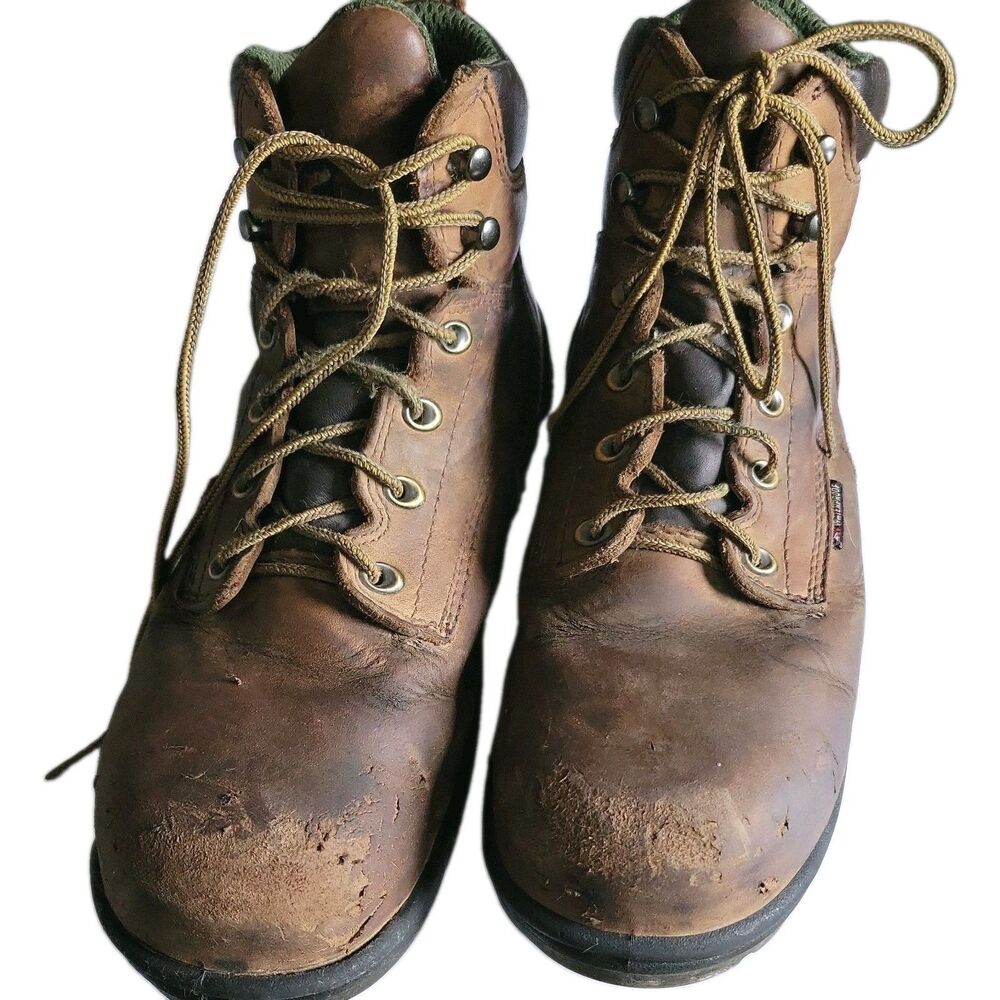 Red Wing 2240 King Toe 6" Waterproof Safety EH Brown Lace-Up Boots Men's US 9D